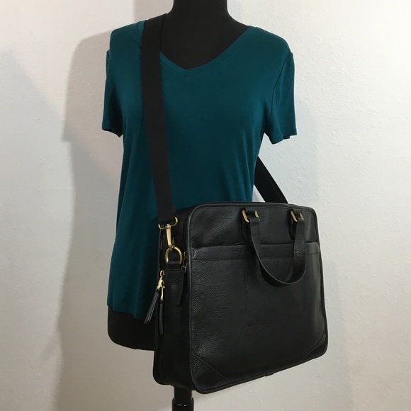 fossil travis work bag